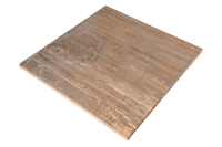 Натуральная каменная плитка из травертина Silver Dark Vein Cut для пола и облицовки стен, крупный план фактуры с серебристо-серыми и темными прожилками.