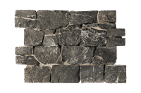 Декоративный камень известняк RKS SLATE Известняк Midnight Black Country для эксклюзивной отделки фасада