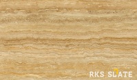 Натуральная плитка из травертина Classic Vein Cut идеальна для интерьера и экстерьера — RKS SLATE 
