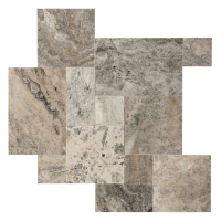 Натуральная плитка из травертина Silver Cross Cut для внутренней и внешней отделки — RKS SLATE 
